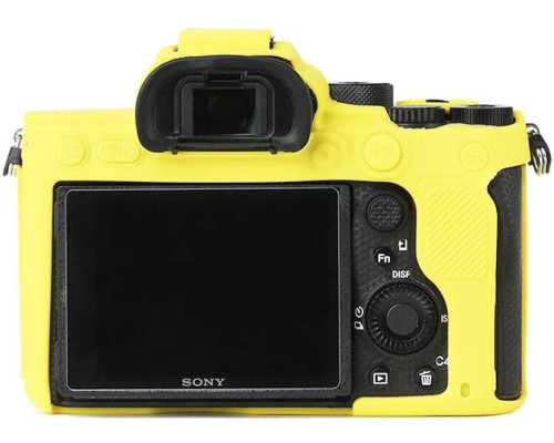 Захисний силіконовий чохол для фотоапаратів SONY A7R IV, A9 II - жовтий