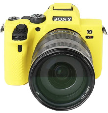 Захисний силіконовий чохол для фотоапаратів SONY A7R IV, A9 II - жовтий