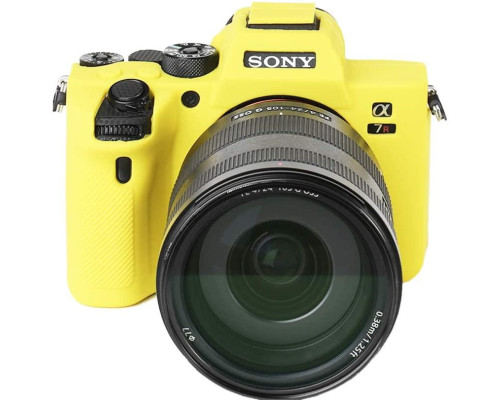 Захисний силіконовий чохол для фотоапаратів SONY A7R IV, A9 II - жовтий