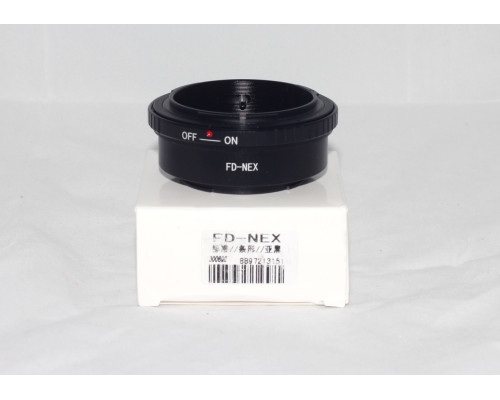 Адаптер (перехідник) Canon FD - E-mount (FD-NEX) для камер SONY NEX-3, 5, 6, 7, A5000, A5100, A6000, A7, A7 II