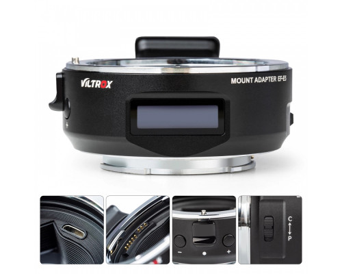 Адаптер Viltrox EF-E5 для Canon EF/EF-S на байонет Sony E-mount (Canon EF-Sony E) — автофокусний
