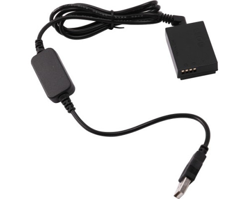 USB-адаптер живлення ACK-E12 для Canon EOS M, M2, M3, M10, M50, M50 Mark II, M100, M200 (акумулятор LP-E12)