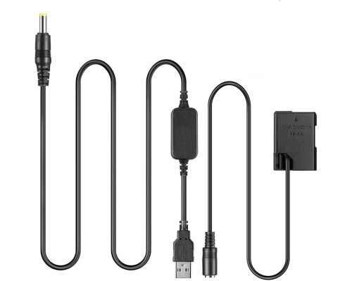USB адаптер живлення EP-5A для Nikon D3100 D3200 D3300 D3400 D3500 D5100 D5200 D5300 D5500 D5600 - АКБ EN-EL14