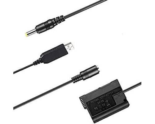 USB-адаптер живлення EP-5B для Nikon використовується замість акумуляторів EN-EL15 (EN-EL15A, EN-EL15B)
