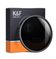 Нейтрально-сірий світлофільтр K&F Concept зі змінною щільністю 43 мм ND2 — ND400 (Slim Variable/Fader NDX)