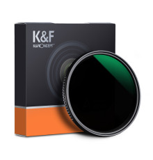 Нейтрально-сірий світлофільтр K&F Concept зі змінною щільністю 43 мм ND8 — ND2000