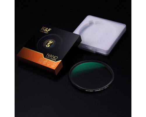 Светофильтр K&F Concept 105 mm MC UV, Nano-X B270, HD, 18-слойное Nano покрытие