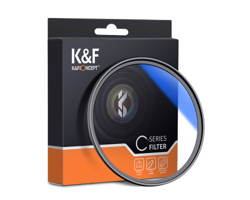 Світлофільтр K&F Concept 40.5 mm HMC UV, Blue Coated, оптичне скло Японія
