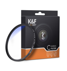 Світлофільтр K&F Concept 43 mm HMC UV, Blue Coated, оптичне скло Японія