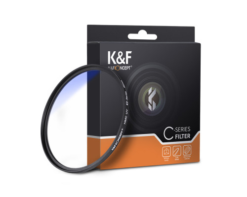 Світлофільтр K&F Concept 40.5 mm HMC UV, Blue Coated, оптичне скло Японія