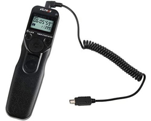 Провідний пульт управління тросик Viltrox з таймером та LCD - MC-N3 (аналог MC-DC2) для програмування NIKON