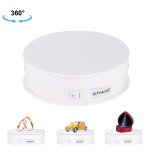 Поворотний стіл для предметної зйомки (макрозйомки) Puluz PU3048W 15 см, навантаження до 5 кг. білий