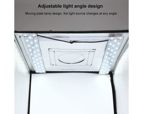 Лайтбокс (фотобокс) Puluz з LED світлом PU5040EU для предметної фотозйомки (макрозйомки) 40 х 40 х 40