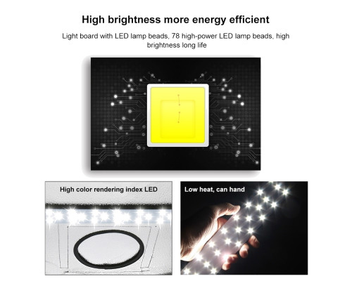 Лайтбокс (фотобокс) Puluz з LED світлом PU5080EU для предметної зйомки (макрозйомки) 80 х 80 х 80
