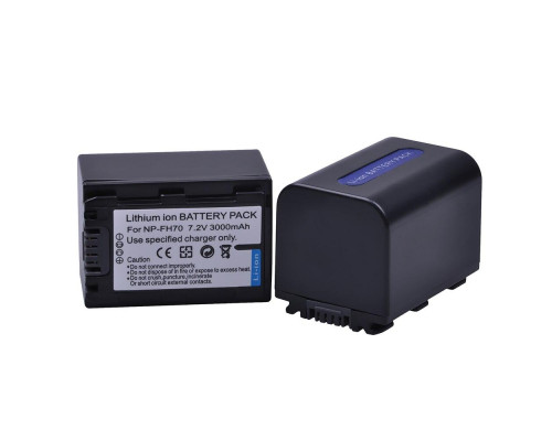 Аккумулятор NP-FH70 для камер SONY (заменяем с NP-FH30, NP-FH40, NP-FH50, NP-FH60) - аналог на 3000 ма