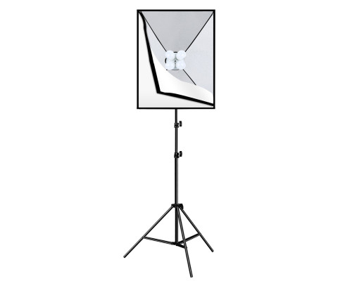 Комплект Puluz PKT3134EU (2 x софтбокси - 50 x 70 см, 2 x стійки, 8 LED лампи - 20 Ватт)
