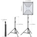 Комплект Puluz PKT3134EU (2 x софтбокси - 50 x 70 см, 2 x стійки, 8 LED лампи - 20 Ватт)