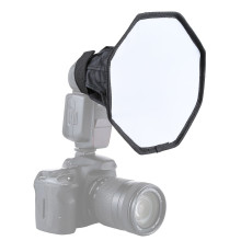 Софтбокс, розсіювач, дифузор (Softbox) для спалахів 20 см Puluz PU5120