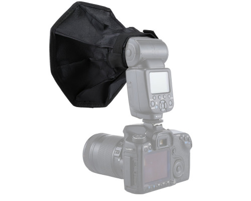 Софтбокс, розсіювач, дифузор (Softbox) для спалахів 20 см Puluz PU5120