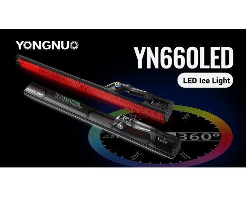 LED - освітлювач, відеосвітло, жезл - Yongnuo YN660LED (2000-9900K) - 45 Ватт