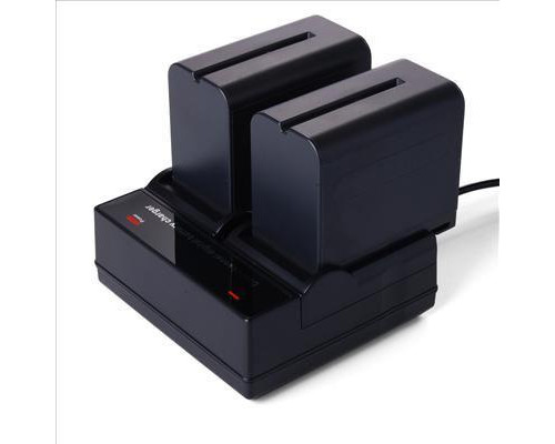 Зарядний пристрій DC-DUAL для 2 x АКБ Sony NP-F550, NP-F570, NP-F750, NP-770, NP-F950, NP-F960, NP-F970