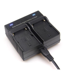 Зарядний пристрій DC-DUAL для 2 x АКБ Sony NP-F550, NP-F570, NP-F750, NP-770, NP-F950, NP-F960, NP-F970