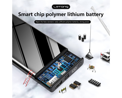 Power bank (повербанк) Letang LT-S140 (W42)- 10000 ма, 2.1A