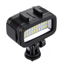 Лампа LED світло водонепроникна від Puluz PU222, LED підсвічування для екшн-камер Xiaomi YI, SJCam, GoPRO