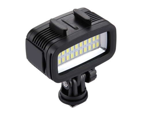 Лампа LED світло водонепроникна від Puluz PU222, LED підсвічування для екшн-камер Xiaomi YI, SJCam, GoPRO