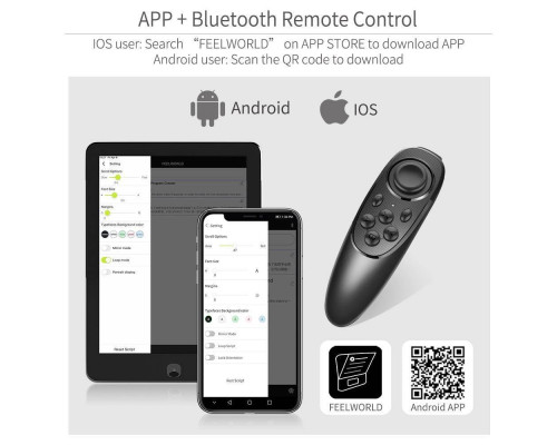 Телесуфлер - телепромтер Feelworld TP2A telepromter - суфлер для смартфона або планшета