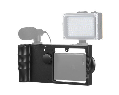 Універсальна клітка, рамка, тримач Puluz PU3067L для телефону - смартфона з кнопкою Bluetooth спуском