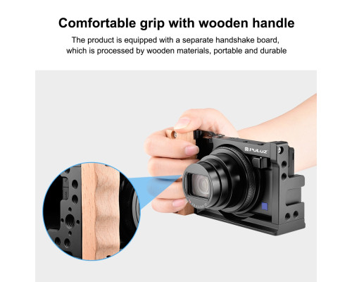 Клітка Puluz PU3050B для фотоапаратів Sony RX100 VI, RX100 VII - обвіс для фотоапарата