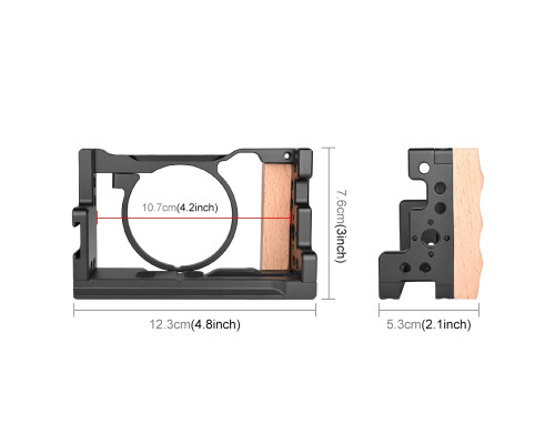 Клітка Puluz PU3050B для фотоапаратів Sony RX100 VI, RX100 VII - обвіс для фотоапарата