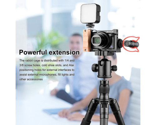 Клітка Puluz PU3050B для фотоапаратів Sony RX100 VI, RX100 VII - обвіс для фотоапарата