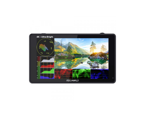 Накамерний монітор, дисплей FeelWorld LUT6 6" дюймів 2600 cd/m² (Touchscreen, 4K)