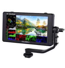 Накамерний монітор, дисплей FeelWorld LUT6S 6" дюймів (HDMI/SDI 2600nits HDR/3D LUT 4K)