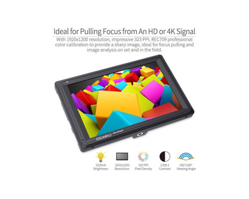 Накамерний монітор, дисплей FeelWorld FW279 7" дюймів 2200 cd/m² (4K)