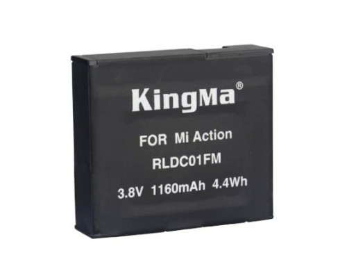 Акумулятор KingMa RLDC01FM для екшн камери XIAOMI MIJIA 4К (1160 ма)