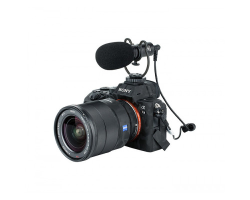 Направлений камерний мікрофон JJC SGM-V1 для фотоапарата (камери) та смартфона