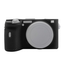 Захисний силіконовий чохол Puluz PU7134B для фотоапаратів SONY A6600 - чорний
