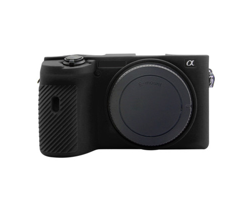 Захисний силіконовий чохол Puluz PU7134B для фотоапаратів SONY A6600 - чорний