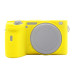 Захисний силіконовий чохол Puluz PU7134Y для фотоапаратів SONY A6600 - жовтий