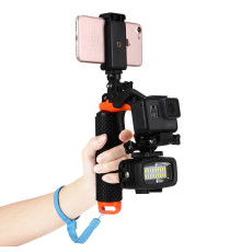 Монопод з кріпленням-пістолетом 3 в 1 Puluz PU301 (Gadgets Section Pistol Trigger Set) для Gopro, SJCAM