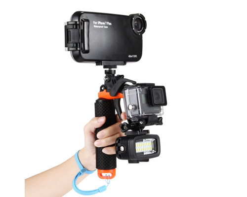 Монопод с креплением-пистолетом 3 в 1 Puluz PU301 (Gadgets Section Pistol Trigger Set) для Gopro, SJCAM Xiaomi