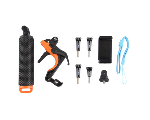 Монопод с креплением-пистолетом 3 в 1 Puluz PU301 (Gadgets Section Pistol Trigger Set) для Gopro, SJCAM Xiaomi