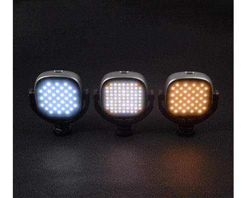 LED - освітлювач, відео-світло Teyeleec TA77 (2500-8500K) із вбудованим акумулятором у металевому корпусі