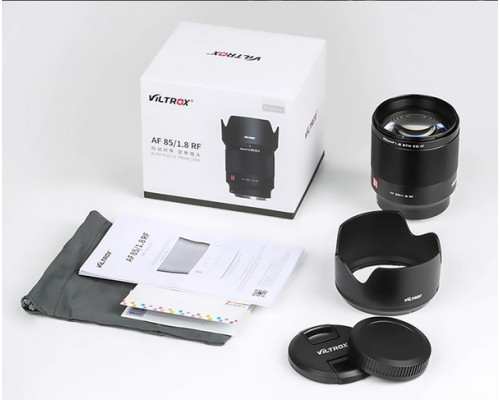 Объектив VILTROX AF 85/1.8 RF STM ED IF (AF 85/1.8 RF) (автофокусный - байонет EOS RF)