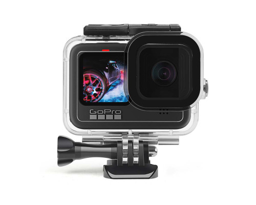 Аквабокс, водонепроникний бокс для екшн камер GoPro Hero 9, 10, 11, 12 (до 60 метрів) (код No XTGP558)
