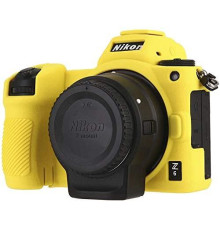 Захисний силіконовий чохол для фотоапаратів Nikon Z6, Z6 II, Z7, Z7 II - жовтий