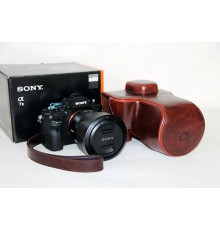 Захисний футляр - чохол для фотоапаратів SONY A7 II, A7 III, A7r II, A7r III, A7s II - кава